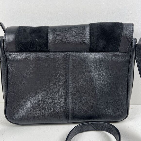 Hotter Erin Black Leather Crossbody Shoulder‎ Purse Bag - Picture 4 of 12